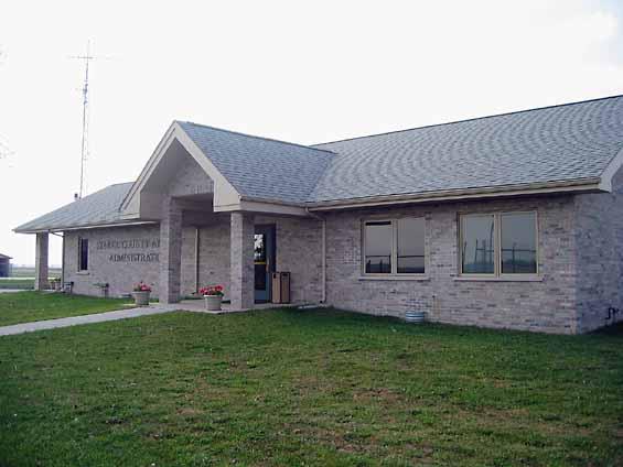 Starke County Airport (KOXI) - Knox, Indiana 1 starke county airport main building
